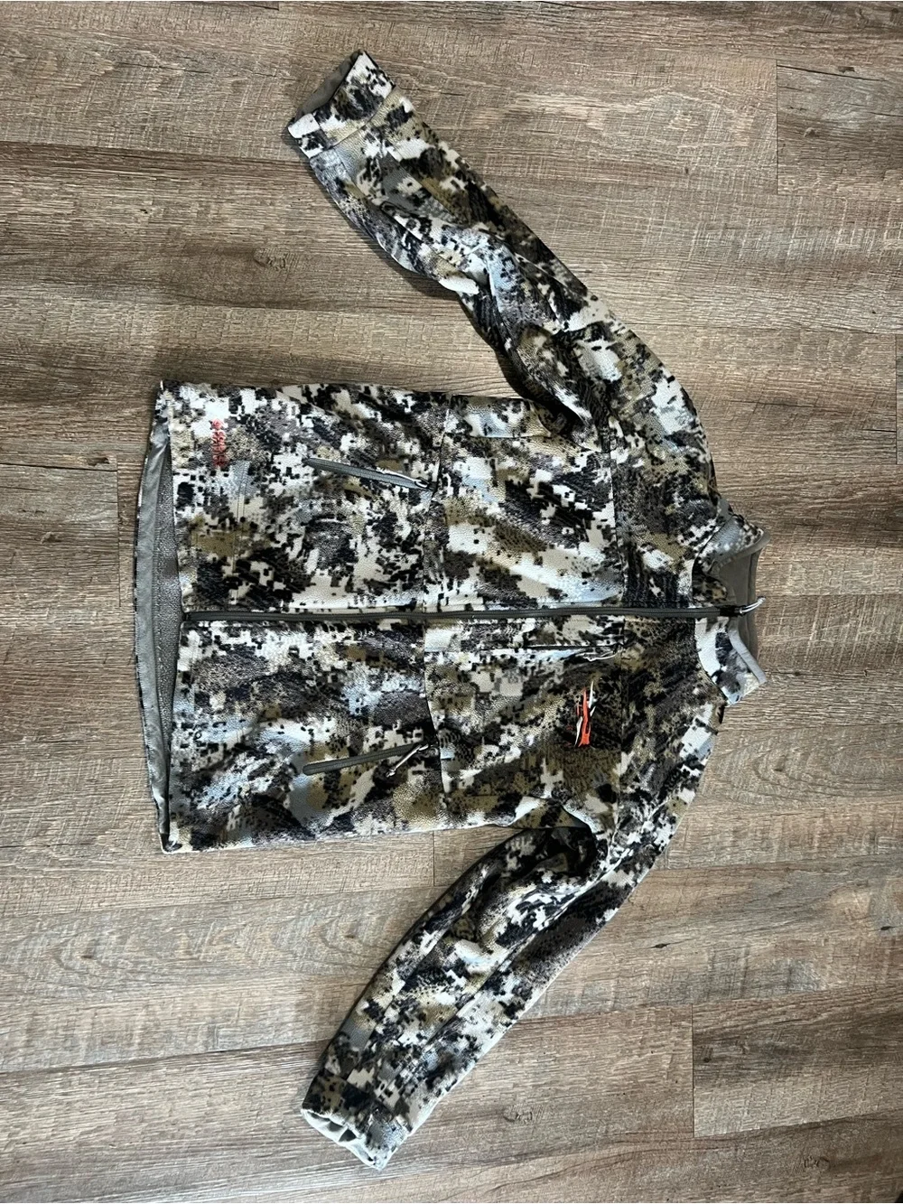 Sitka Stratus Camouflage Jacket, Size Youth L